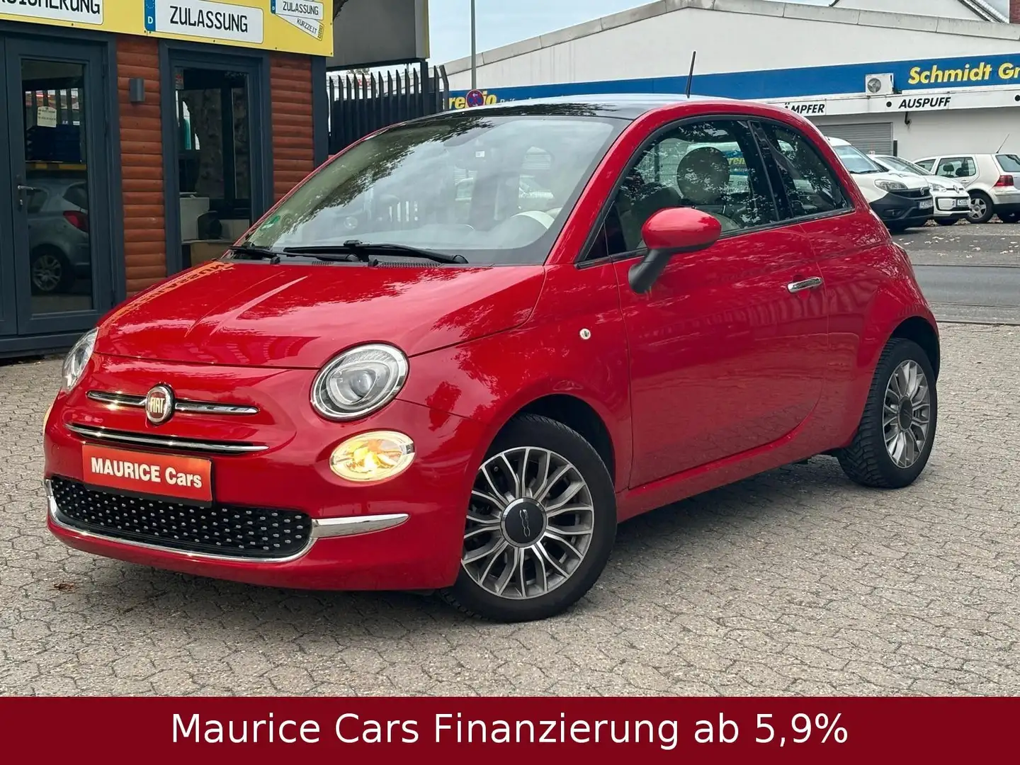 Fiat 500 *Beats*Panorama*Navi* Rot - 1