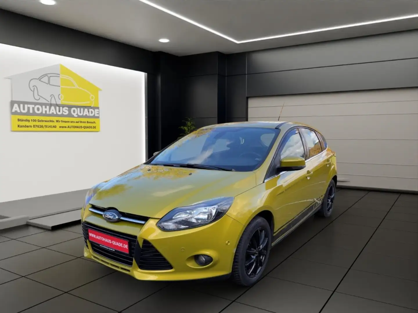 Ford Focus Titanium 1.6 MOTOR-NEU !!! Gelb - 1
