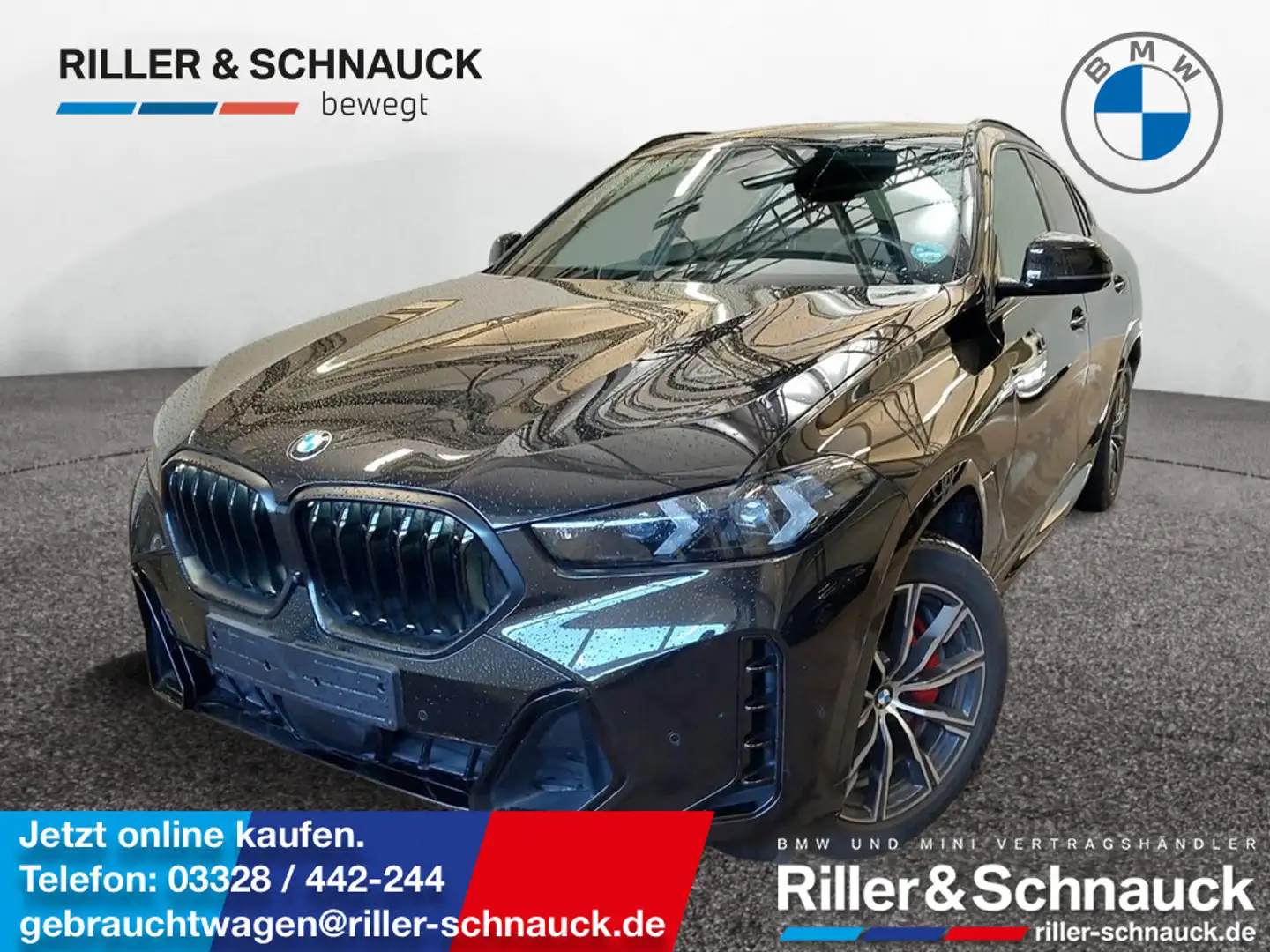BMW X6 xD 30d M Sport Pro AHK+PANO+STANDHZG+CITRI Schwarz - 1