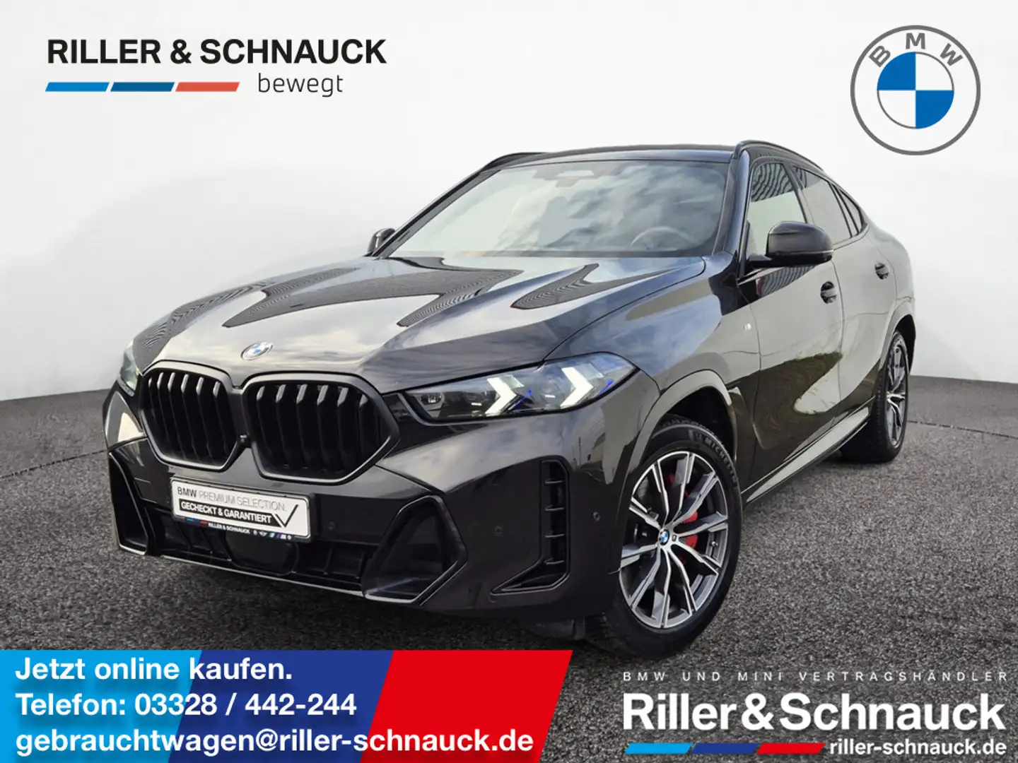 BMW X6 xD 30d M Sport Pro AHK+PANO+STANDHZG+CITRI Schwarz - 1
