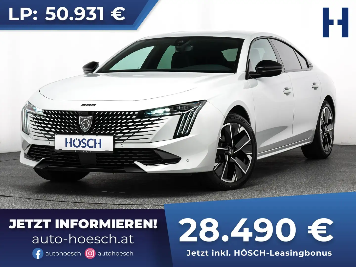 Peugeot 508 PureTech 130 Aut. GT WENIG KM TOP-DEAL -44% Weiß - 1