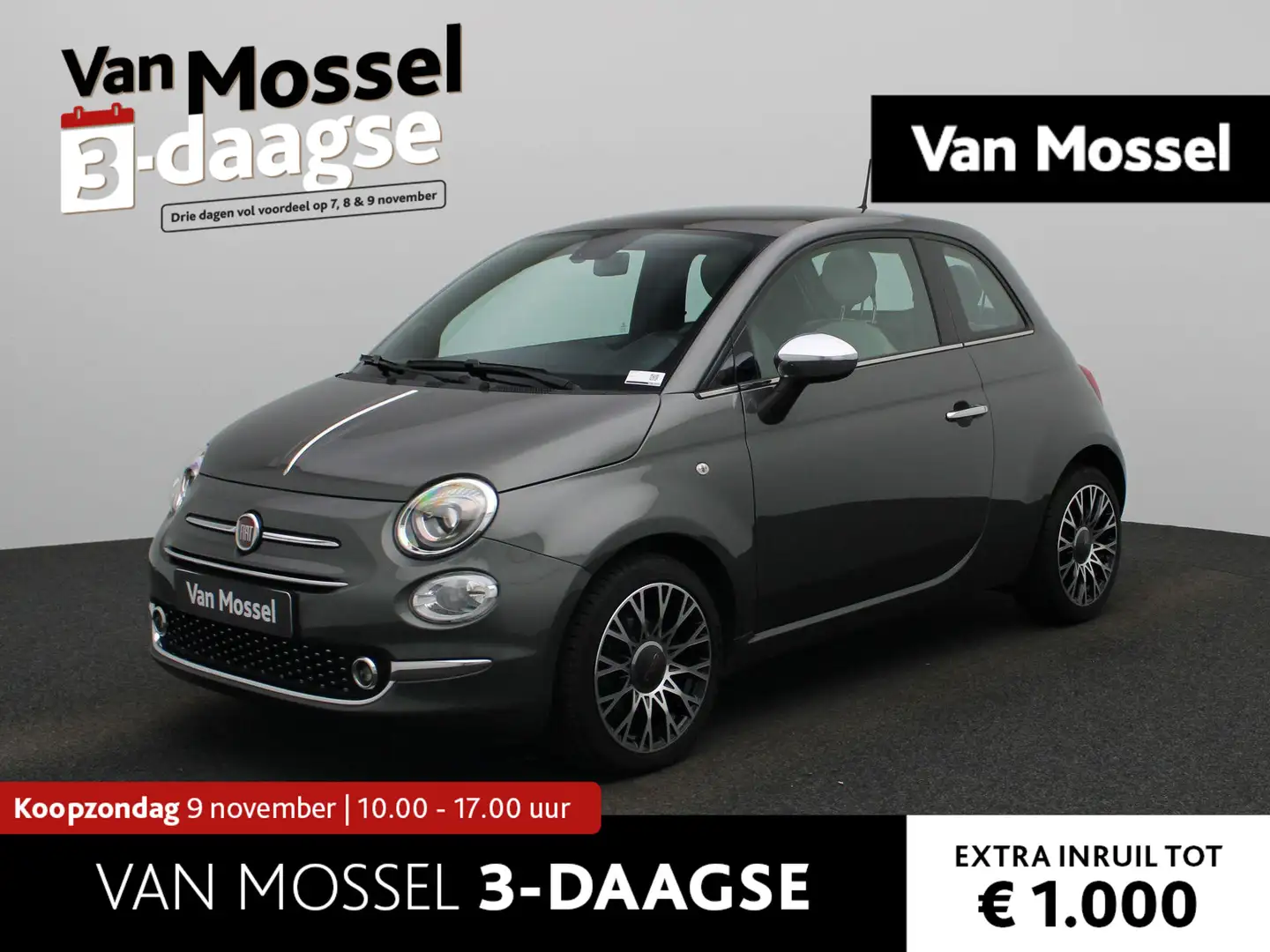 Fiat 500 1.0 Hybrid Star | Panoramadak | Navigatie | Cruise Gris - 1