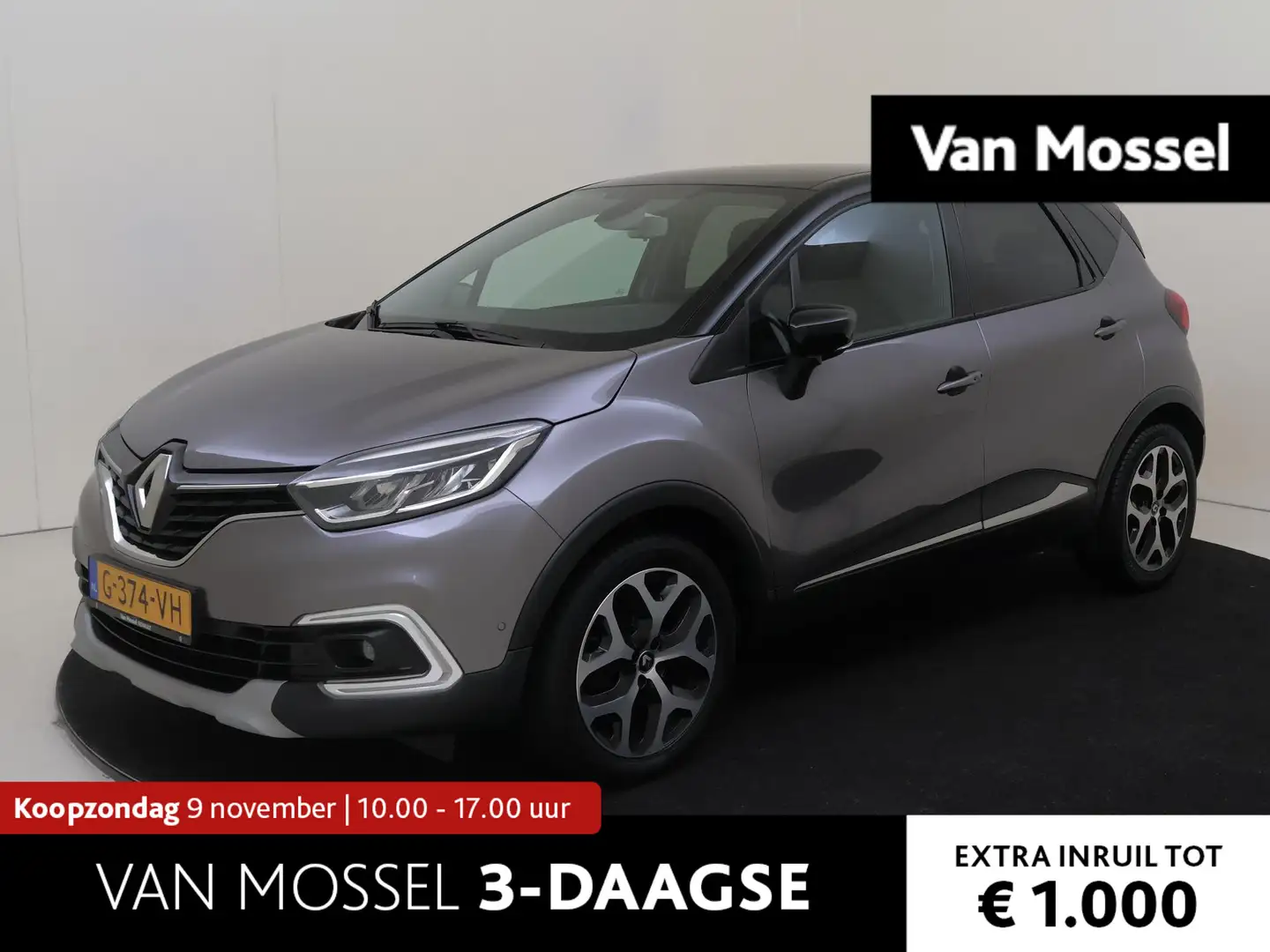 Renault Captur 0.9 TCe Intens TREKHAAK 1200 kg | Navigatie | Park Grijs - 1