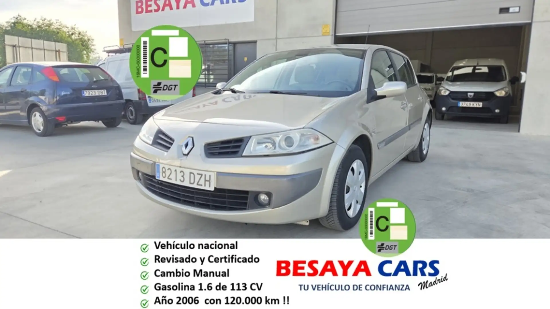 Renault Megane 1.6 Confort Expression Marrón - 1