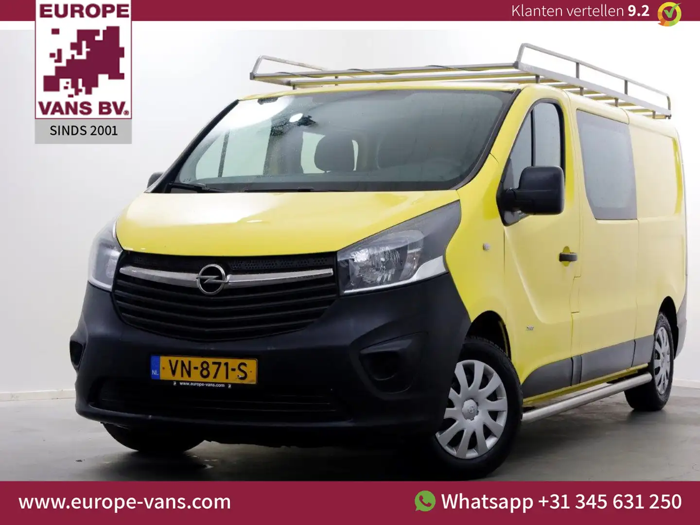 Opel Vivaro 1.6 CDTI 120pk L2H1 D.C. Edition Airco 05-2015 Yellow - 1