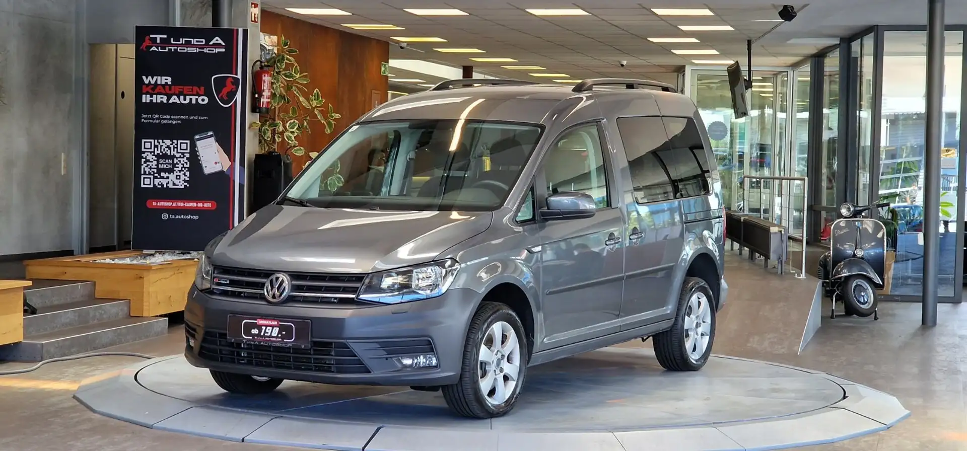 Volkswagen Caddy 2.0 TDI 4Motion Trendline 5-Sitzer *AHK*Winter-Pak Grau - 1