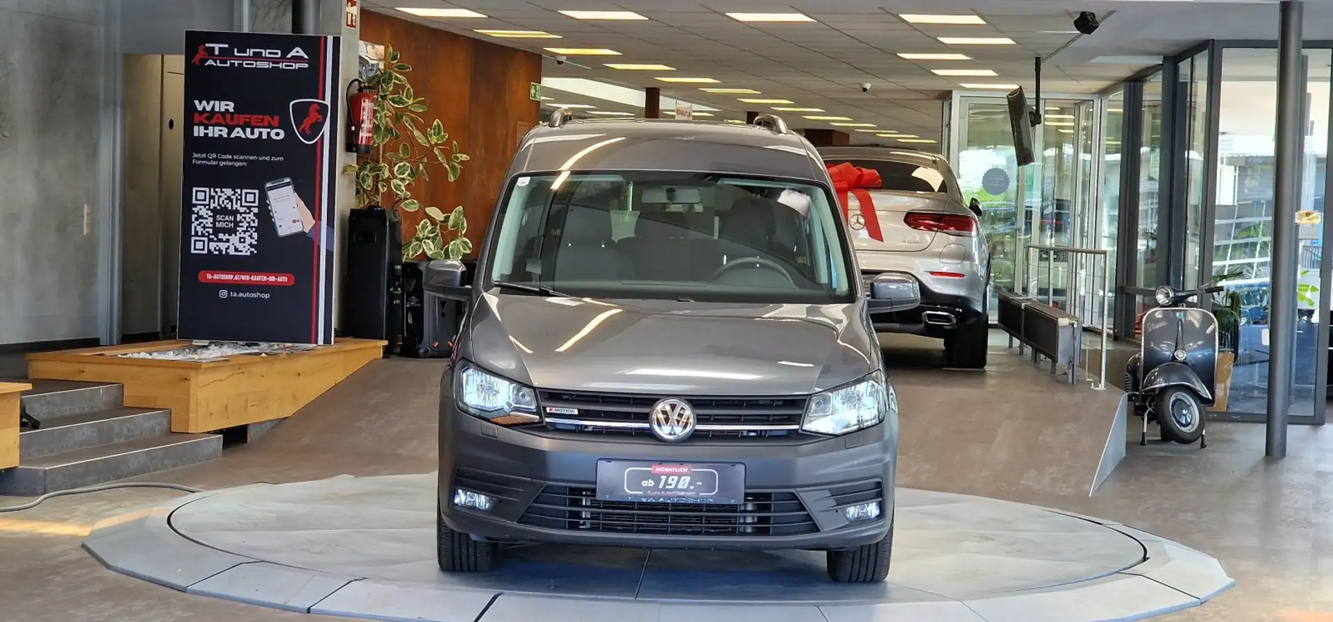 Volkswagen Caddy 2.0 TDI 4Motion Trendline 5-Sitzer *AHK*Winter-Pak Grau - 2