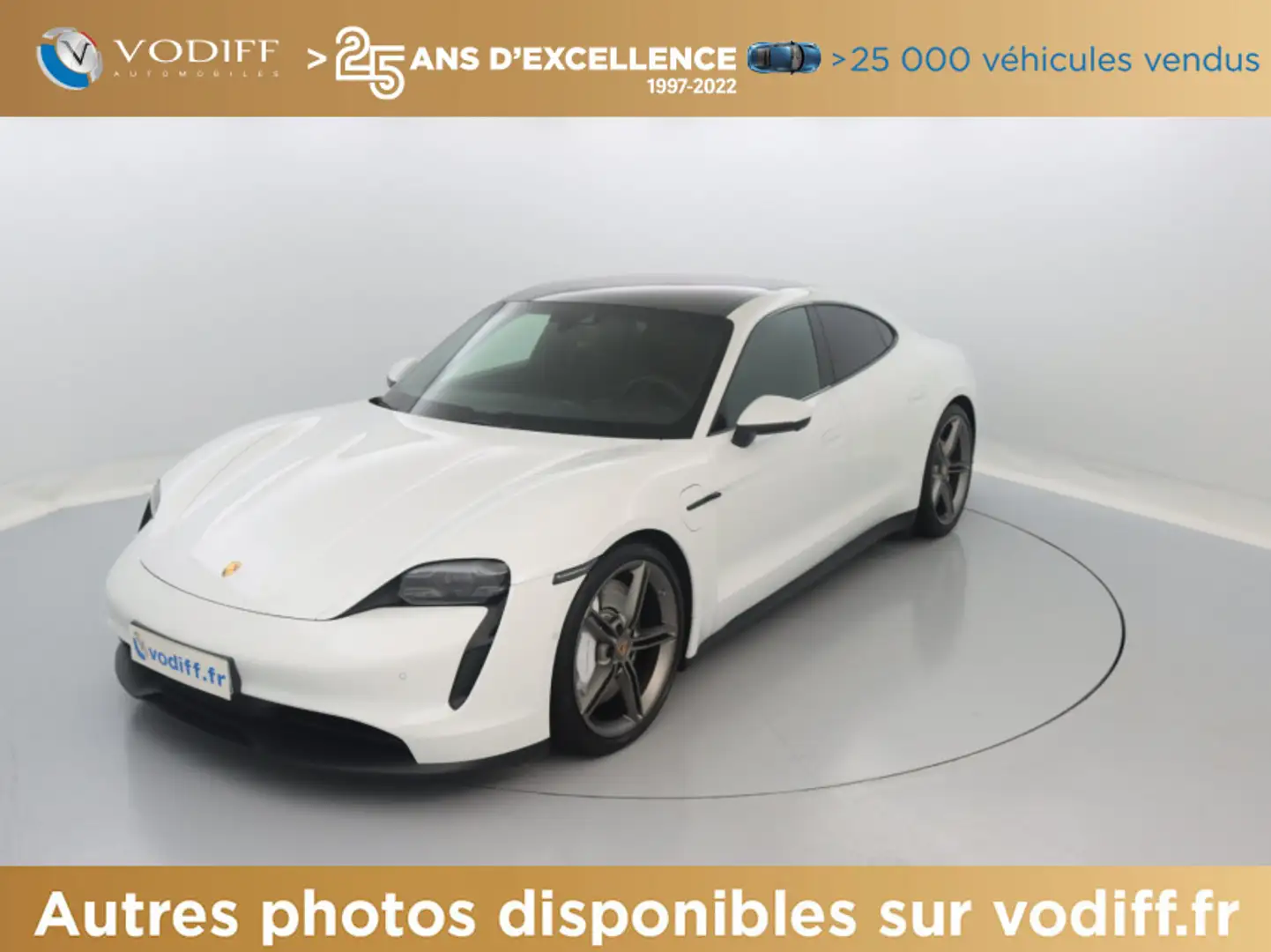Porsche Taycan 4S 571CV Blanc - 1