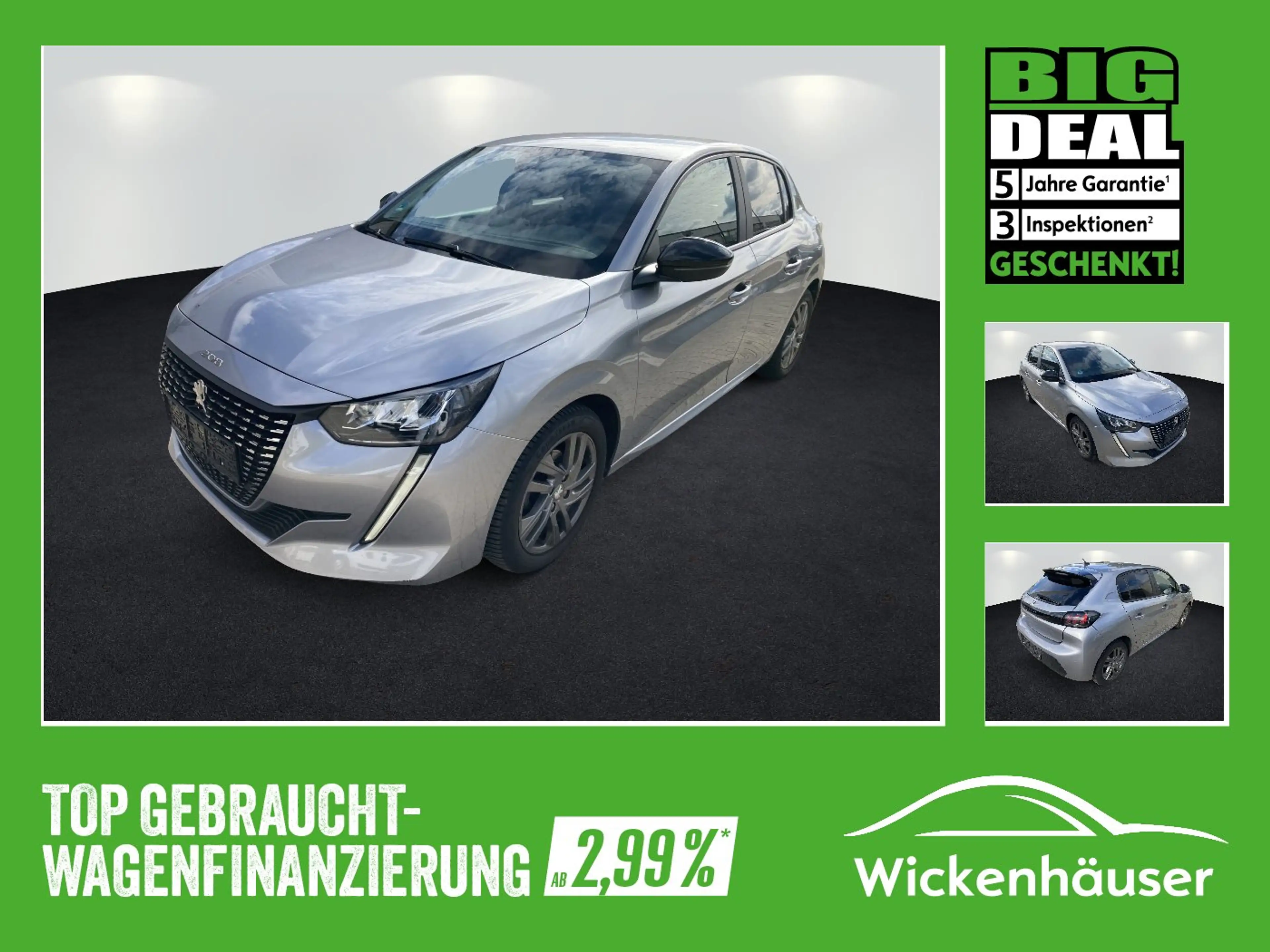 Peugeot 208 1.2 PureTech 75 Active Pack Akustikglas+LED