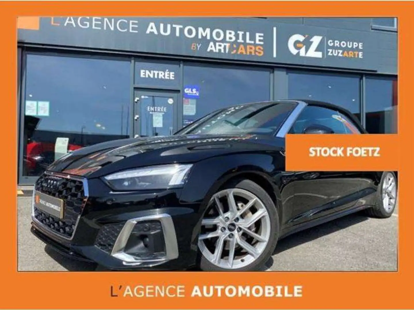 Audi A5 Cabrio 40 TFSI S-line GARANTIE Noir - 1