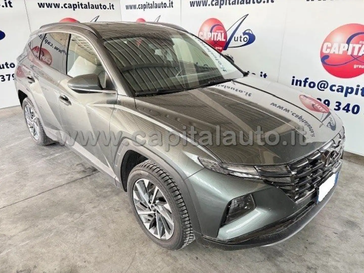 Hyundai TUCSON 1.6 crdi Hybrid Xline dct NETTO 14500 MOTORE KO Gris - 2