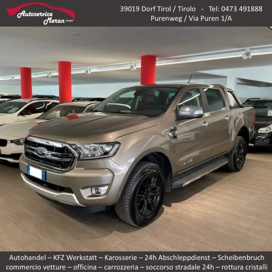 Ford Ranger Ford Ranger 2.0 TDCI 4×4 Limited 170PS EURO6 Gris - 1