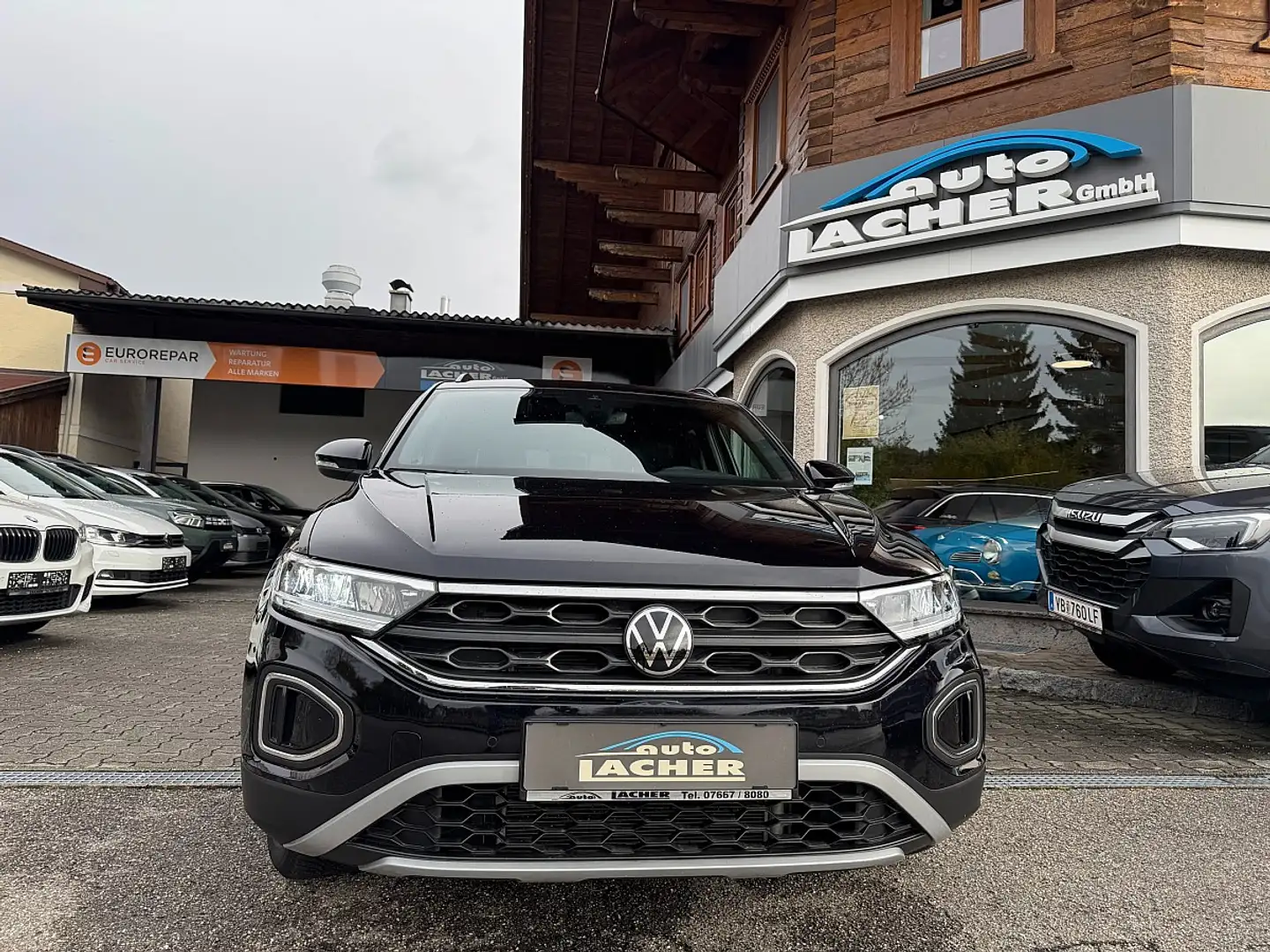 Volkswagen T-Roc 2.0 TDI Life*LED*ACC*Teilleder*RFK* Schwarz - 2