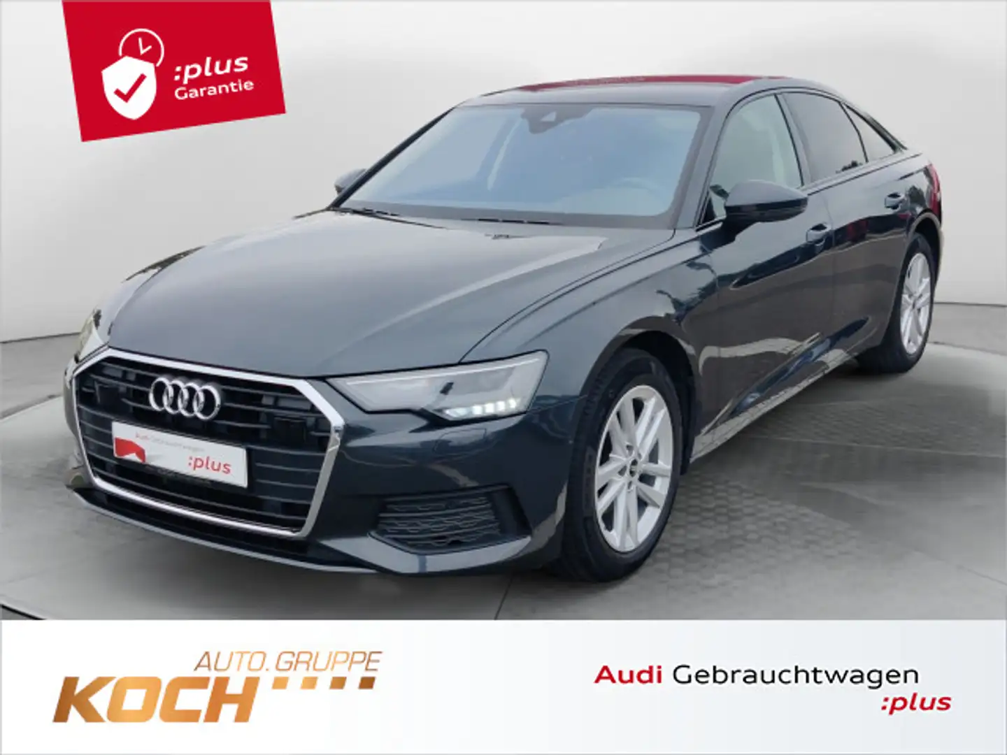 Audi A6 40 TDI S-Tronic LED, AHK, Pano, ACC Grijs - 1