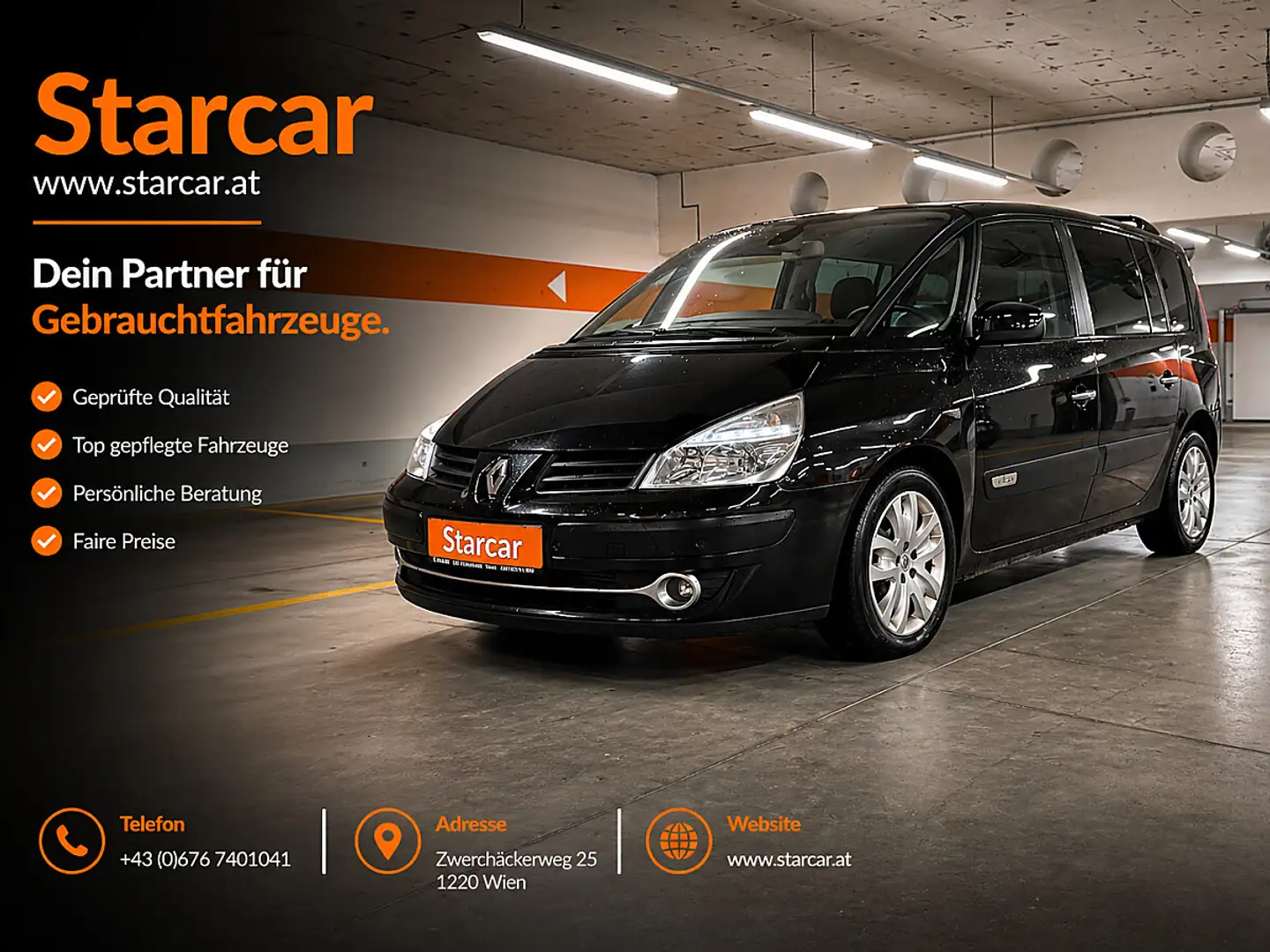 Renault Espace Celsium 2,0 dCi Schwarz - 1