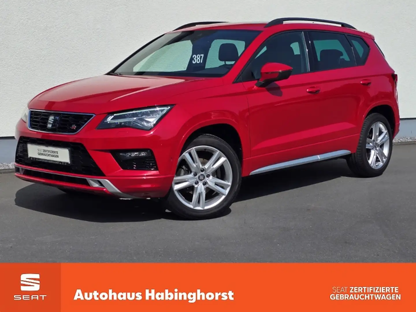SEAT Ateca 1.5 TSI ACT FR Navi Kamera Pano AHK 18 Alu Rot - 1