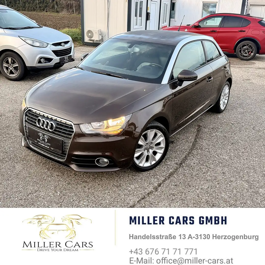Audi A1 1,4 TFSI Ambition*Garantie*Servicegepflegt* Marrón - 1