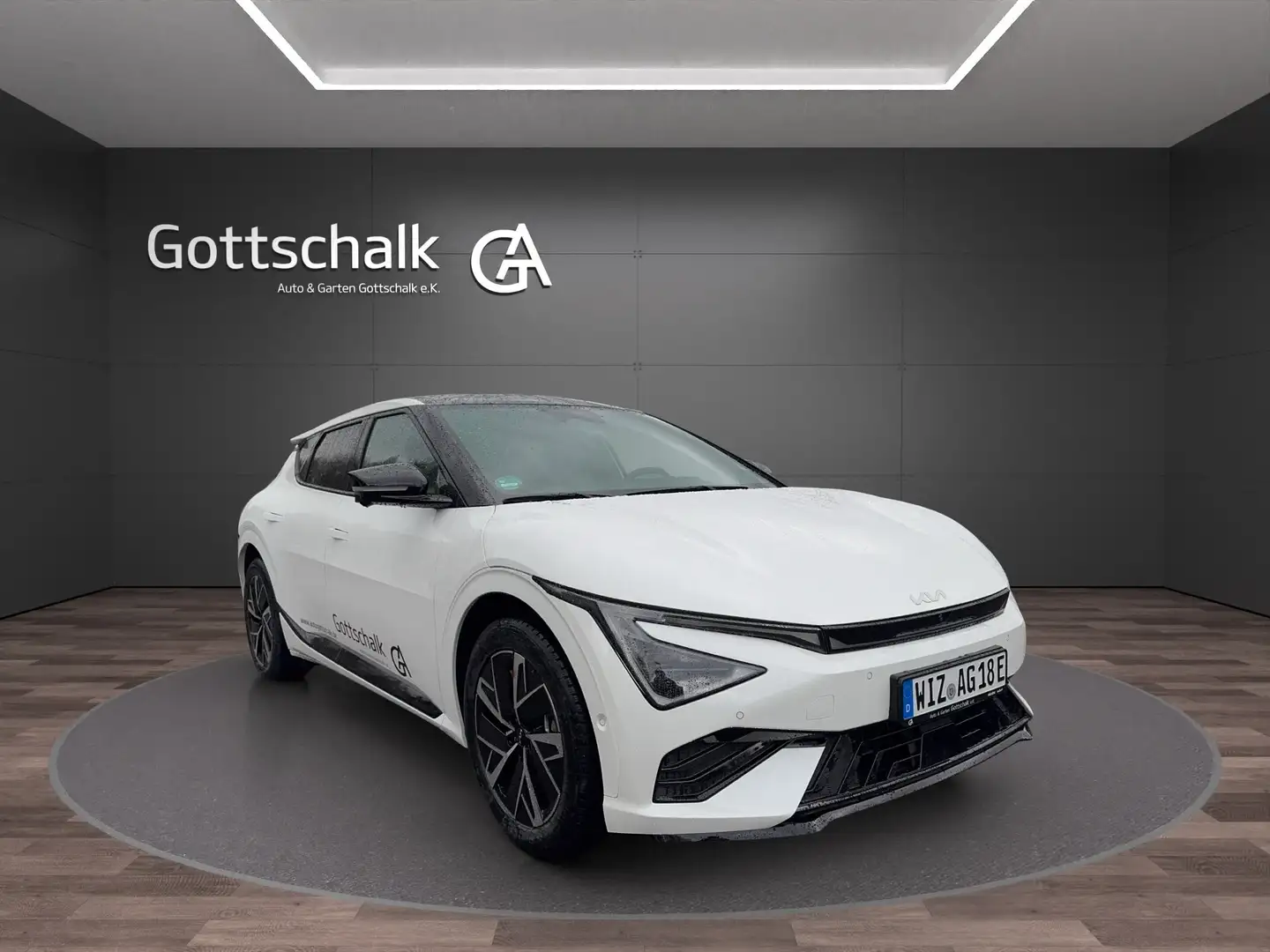Kia EV6 84-kWh AWD GT-line *HUD*Glasdach*Wärmepumpe* Weiß - 2