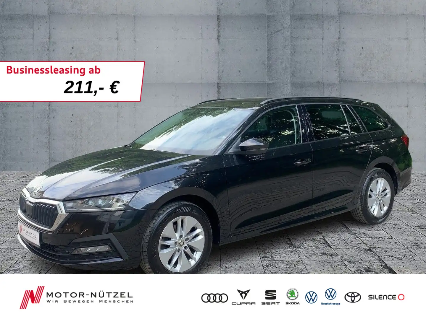 Skoda Octavia Combi 2.0 TDI AMBITION LED+NAVI+SHZ+AHK Schwarz - 1