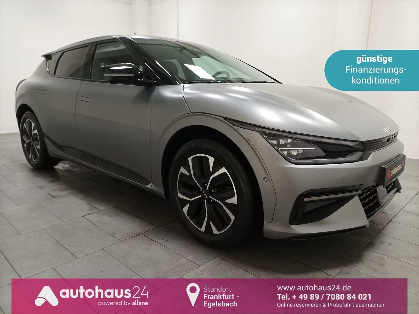 Kia EV6 Elektro GT Line|Navi|LED|WäPu|Sitzhzg. Silber - 1