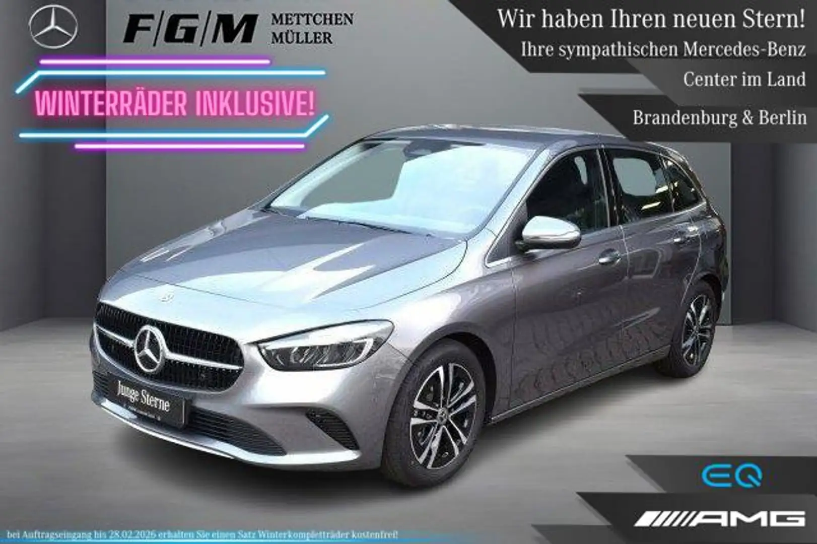 Mercedes-Benz B 250 4M Progressive Sitzhz|EASY-PACK|Kam|LED Gris - 1