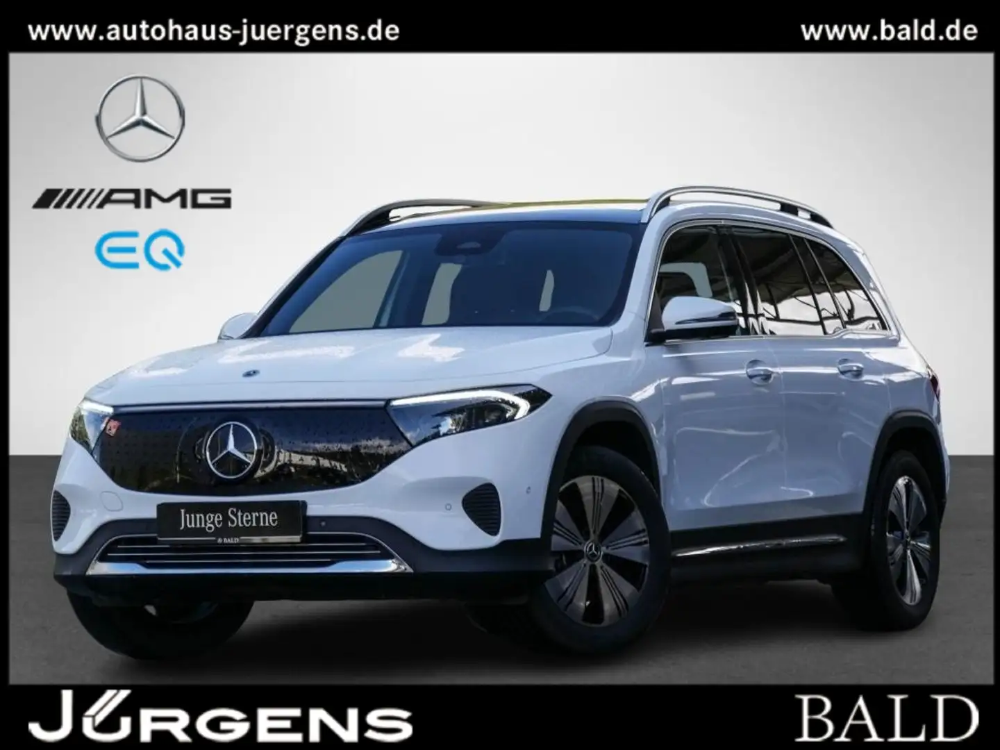 Mercedes-Benz EQB 300 4M Progressive/Pano/Distr/360/LED/Ambi Weiß - 1
