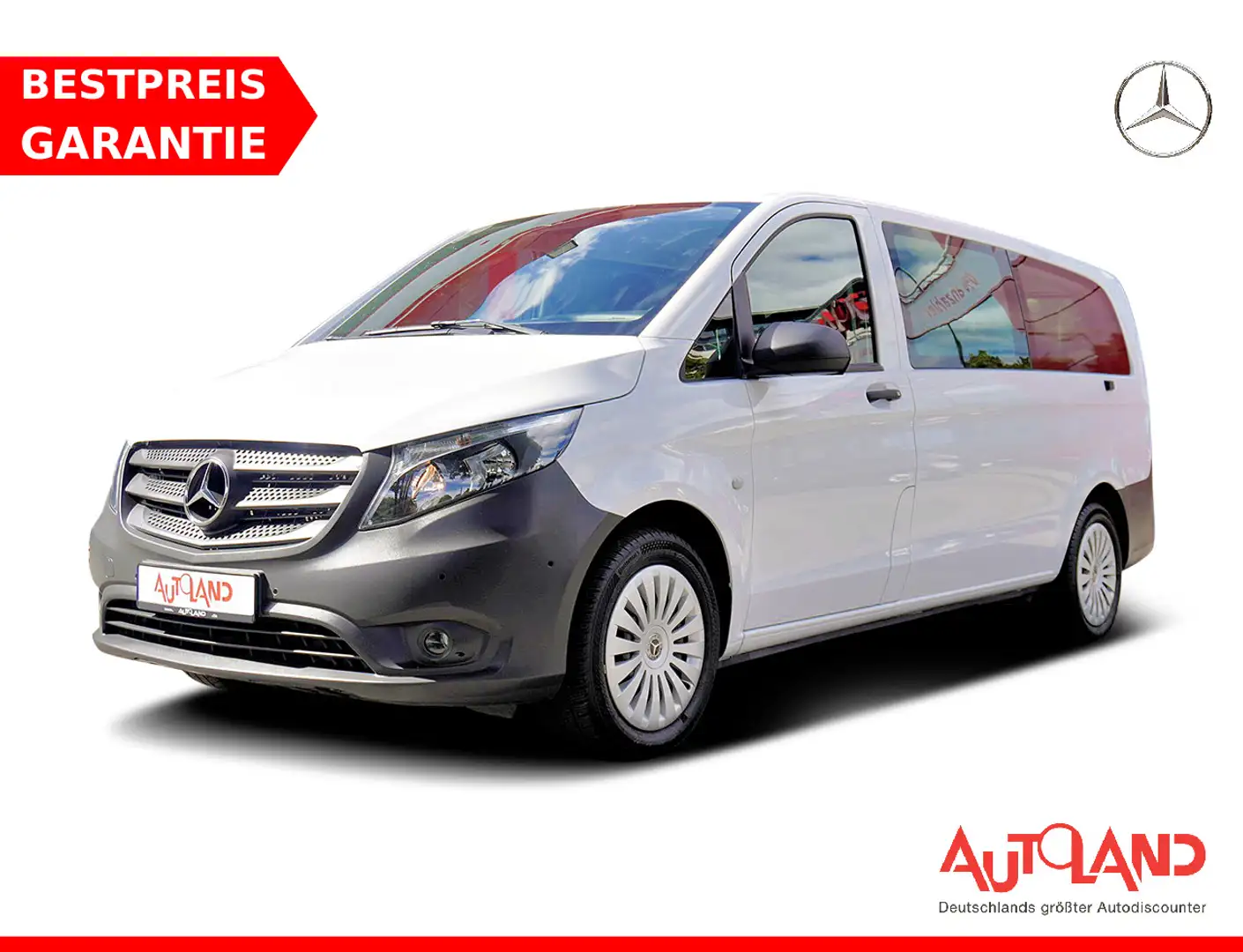 Mercedes-Benz Vito Tourer extralang 8-Sitzer Aut. Navi Kamera Si Weiß - 1