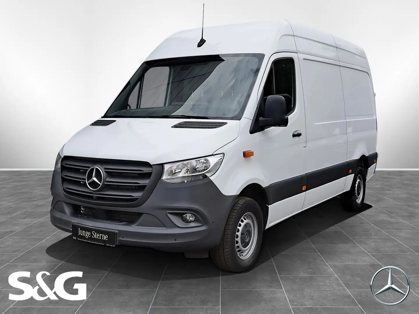 Mercedes-Benz Sprinter 317 CDI Kasten L2H2 SCHWINGSITZ 360° Wit - 1