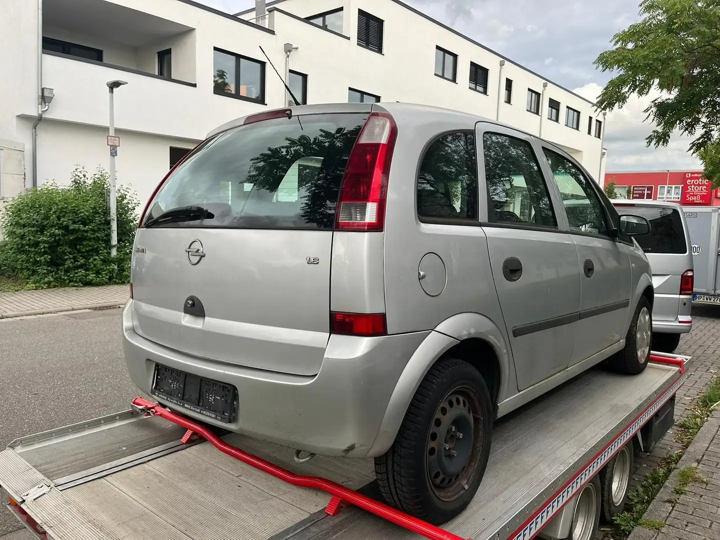 Opel Meriva 1.6 Bastlerfahrzeug/Teileträger Z16XE 2AU Silber - 1