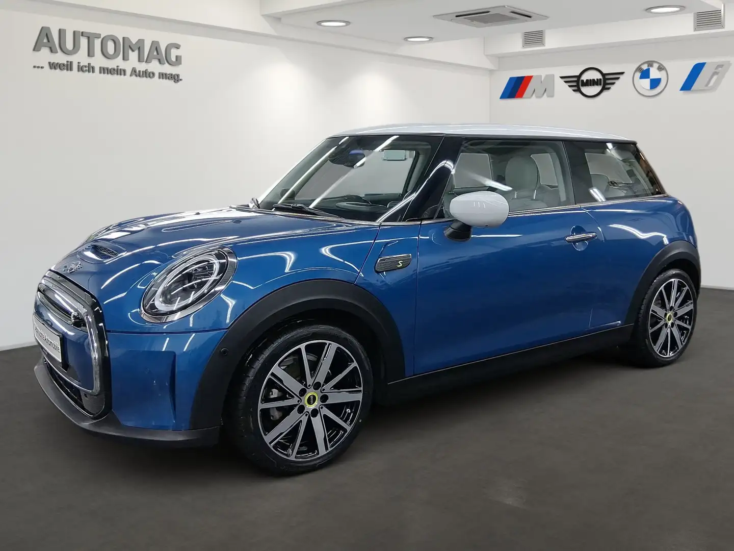 MINI Cooper SE Rückfahr*Panorama*Komfortzugang*HeadUp Blauw - 1