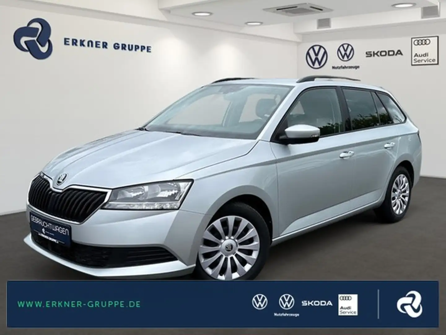 Skoda Fabia Combi 1.0TSI Ambition NAVI+TEMPOMAT+++ Gümüş rengi - 1