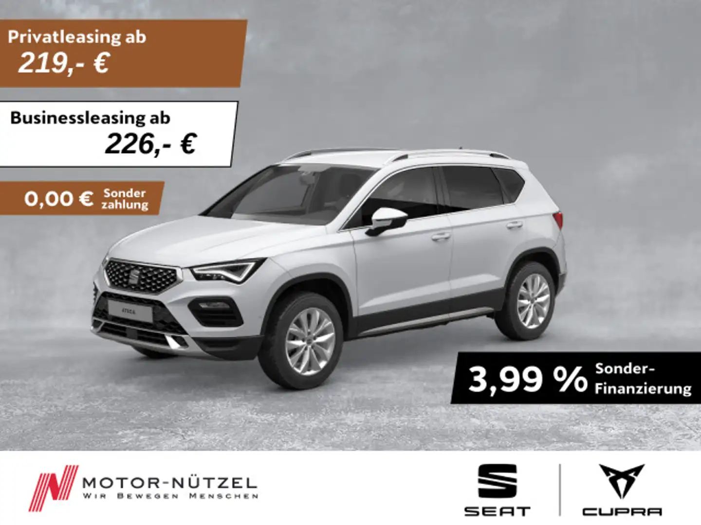 SEAT Ateca 1.5 TSI DSG XPERIENCE LED+NAVI+ACC+SHZ+AHK Weiß - 1