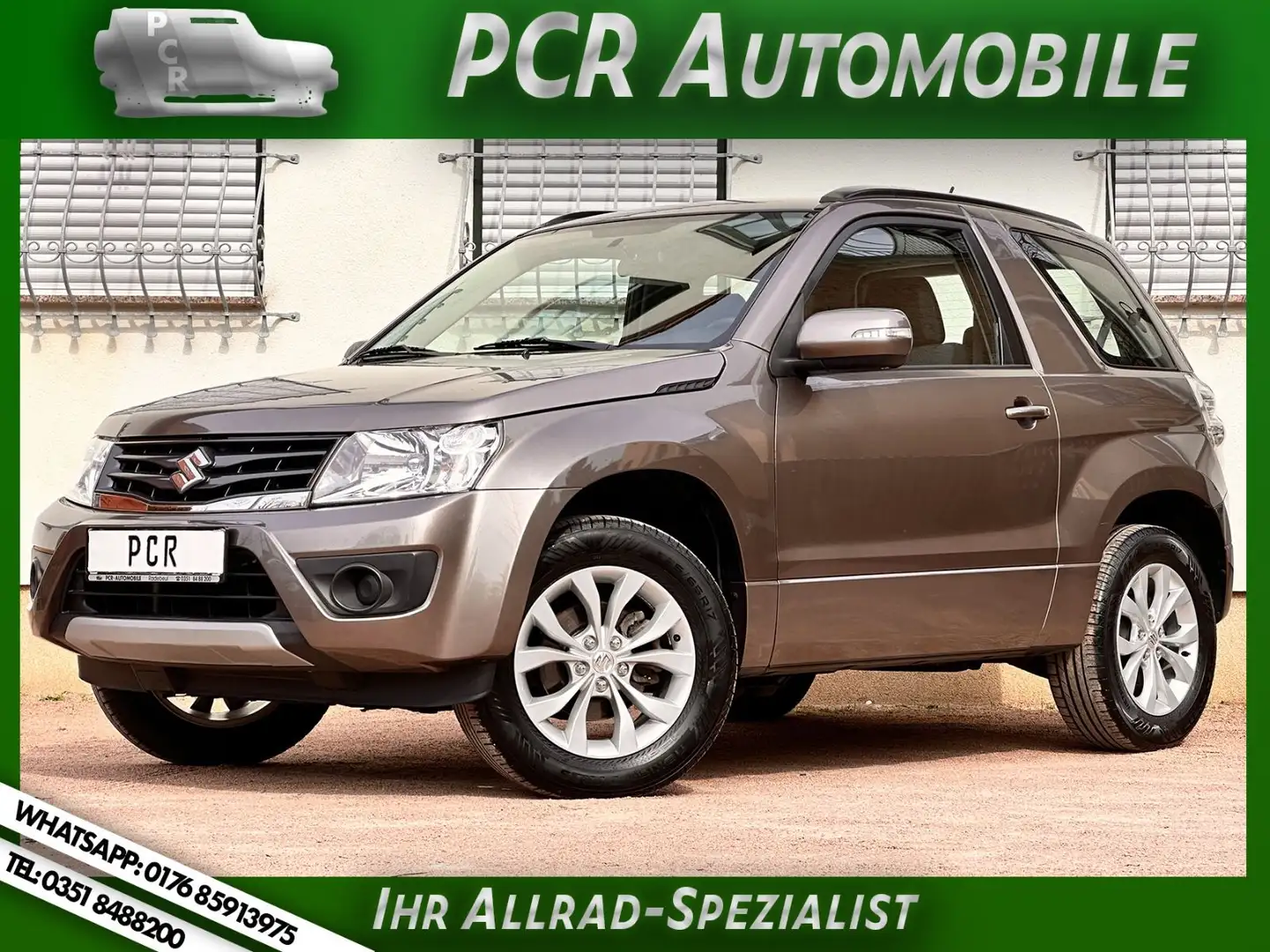 Suzuki Grand Vitara 3türig 4x4 SH gepflegt TOP RFK Brun - 1