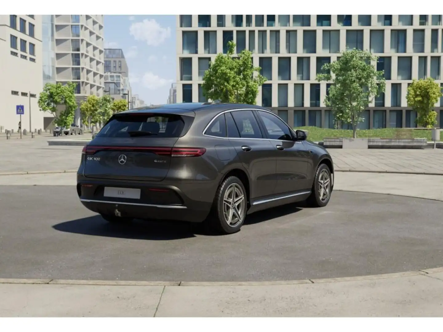 Mercedes-Benz EQC 400 4M AMG-Sport/MLB/360/HUD/AHK/Totw/Keyl Grijs - 2