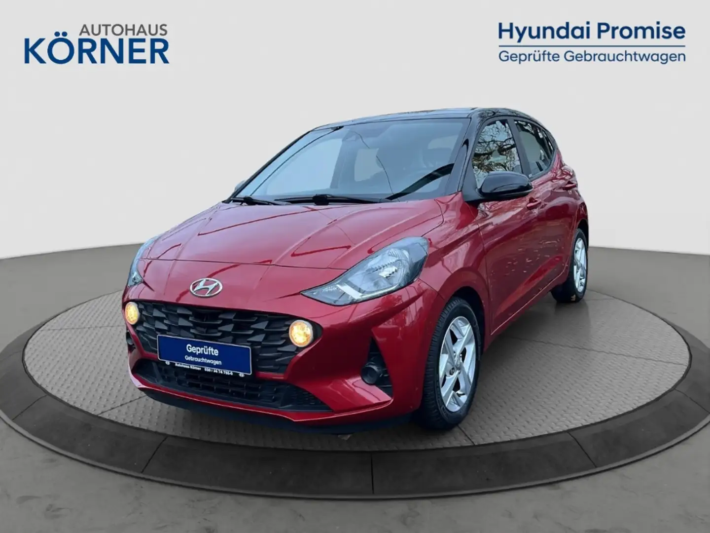 Hyundai i10 TREND 1.0 *CARPLAY*SITZHZG*SPURASSIST* Schwarz - 2