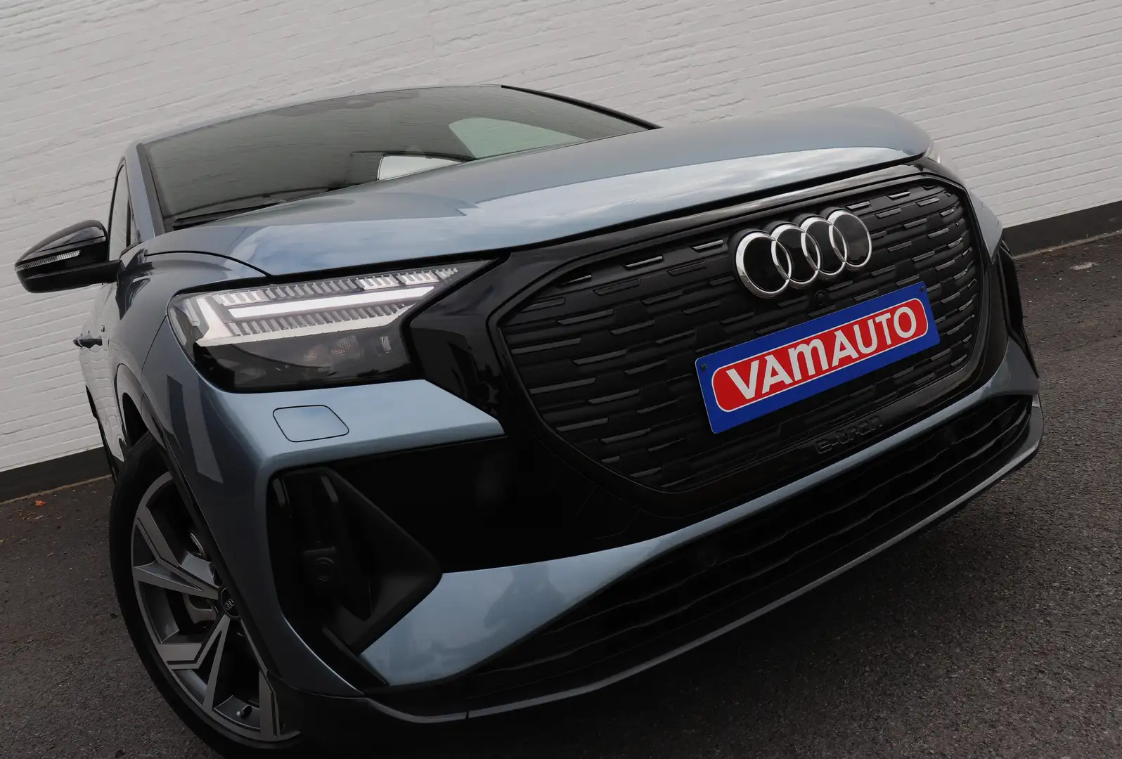 Audi Q4 e-tron 50 Sportback Quattro S-line - Matrix/Keyless/SONOS Bleu - 1
