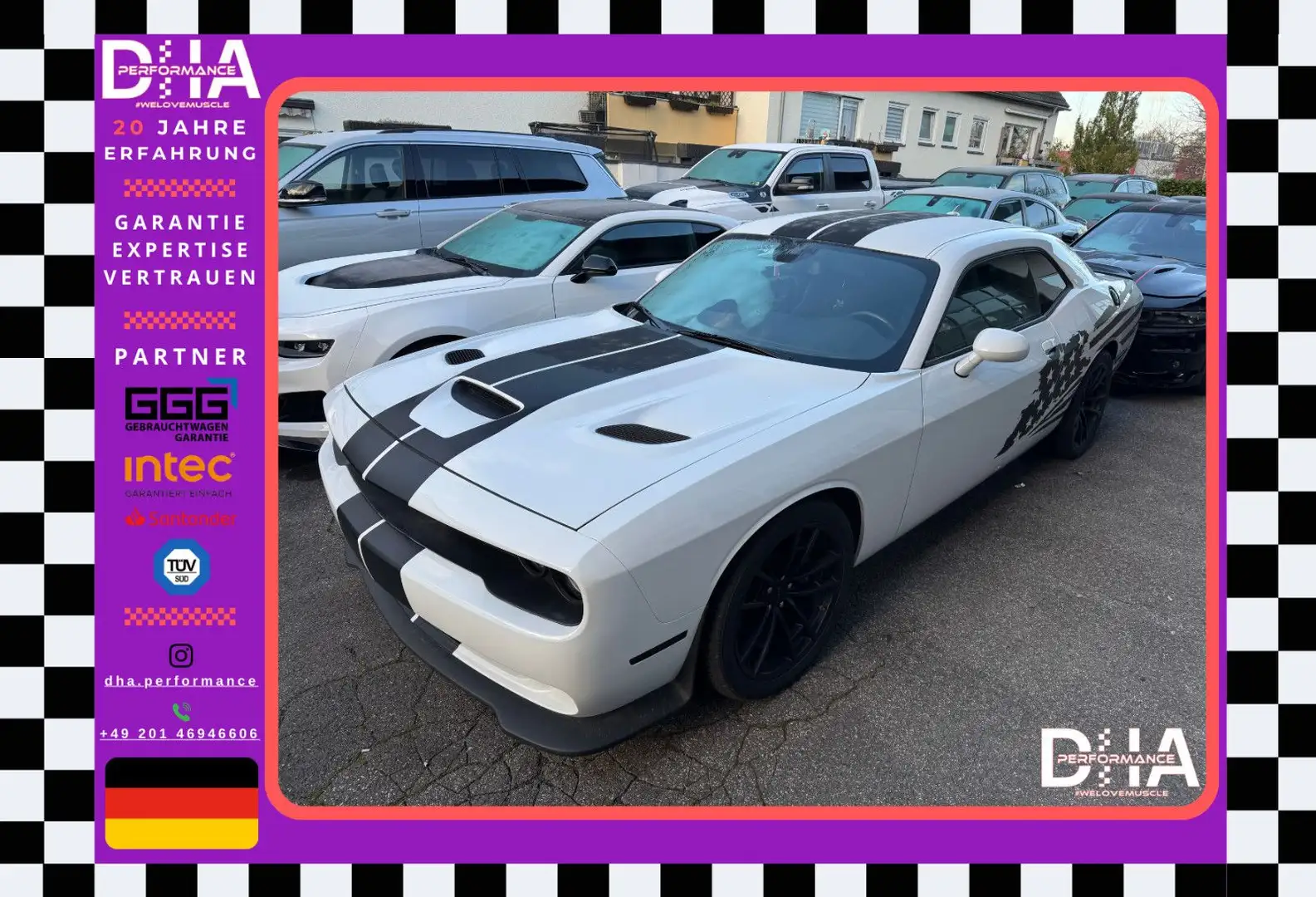 Dodge Challenger 6.4 R/T SCAT PACK PLUS*LAST CALL*LED* Blanc - 1