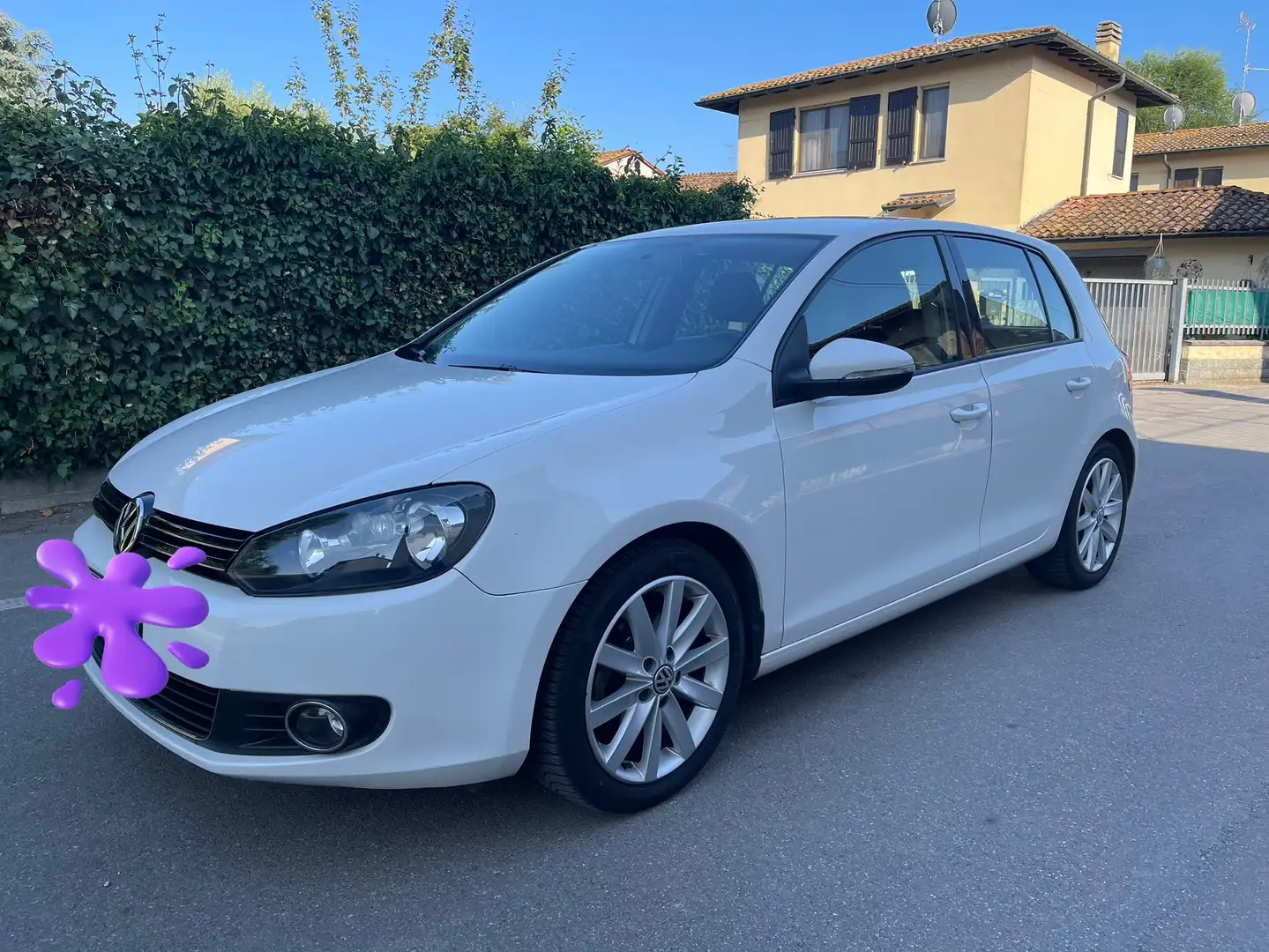 Volkswagen Golf Golf VI 5p 1.6 tdi Highline Bianco - 1