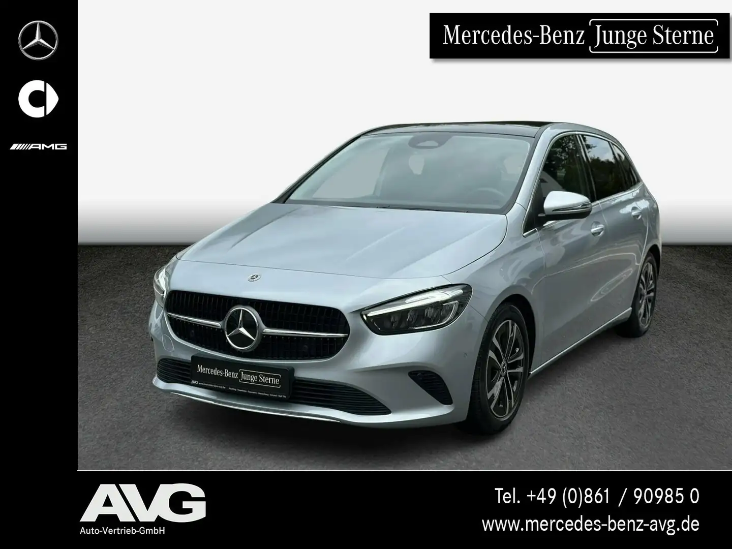 Mercedes-Benz B 200 B 200 Progressive-Adv. AHK Pano Std-Heiz. LED 7G Silber - 1