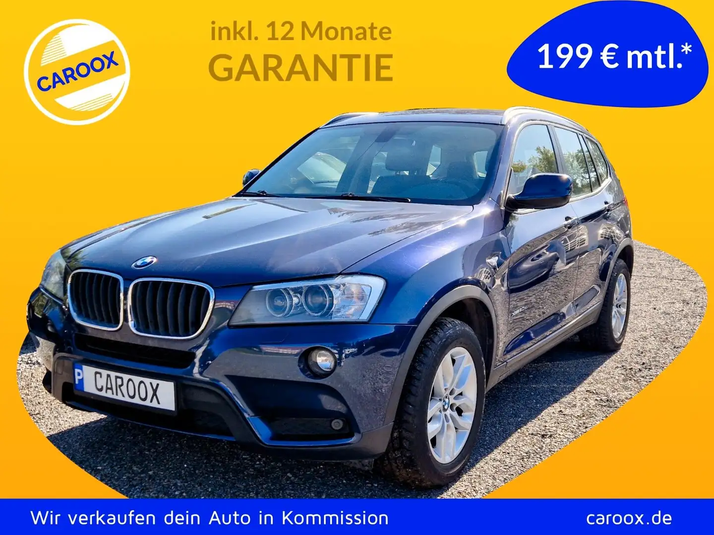 BMW X3 xDrive20d AT NAVIPROF LEDER XENON Blue - 1