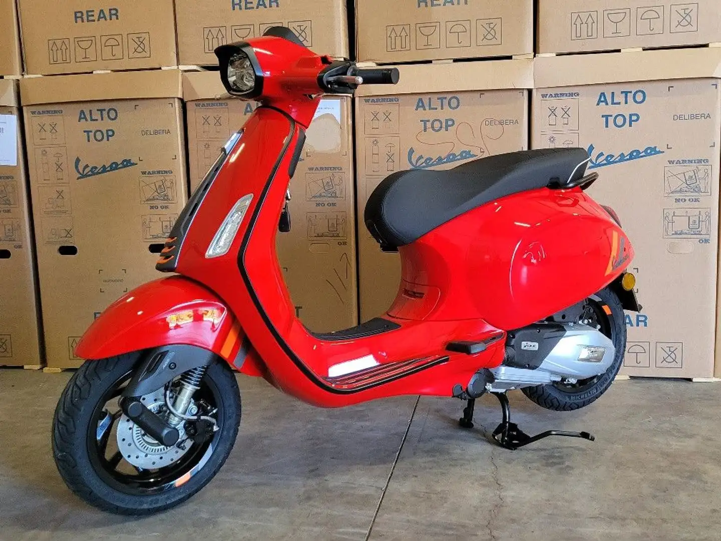 Vespa Sprint 125 i.e. S  25er + 3J. Garantie!! Versand Rosso - 1