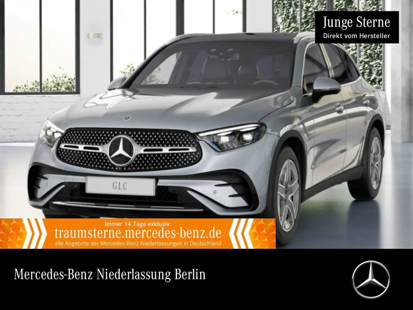 Mercedes-Benz GLC 450 d 4M AMG+PANO+AHK+KEYLESS+9G Silber - 1