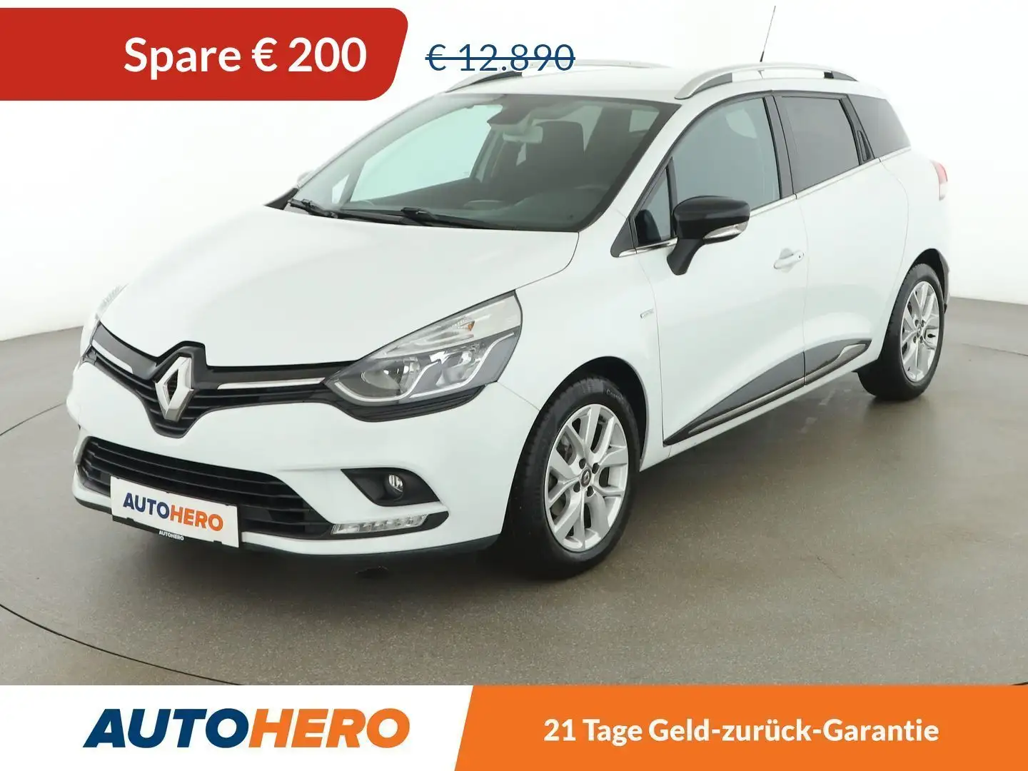 Renault Clio 0.9 Limited *TEMPO*NAVI*PDC*SHZ*KLIMAAUT*BT*ALU* Weiß - 1