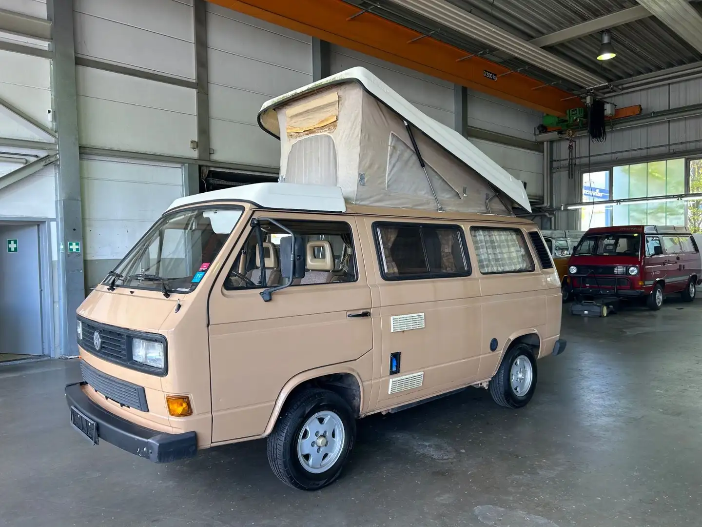 Volkswagen T3 Reimo Aufstelldach Küche kein California 69PS Beige - 1