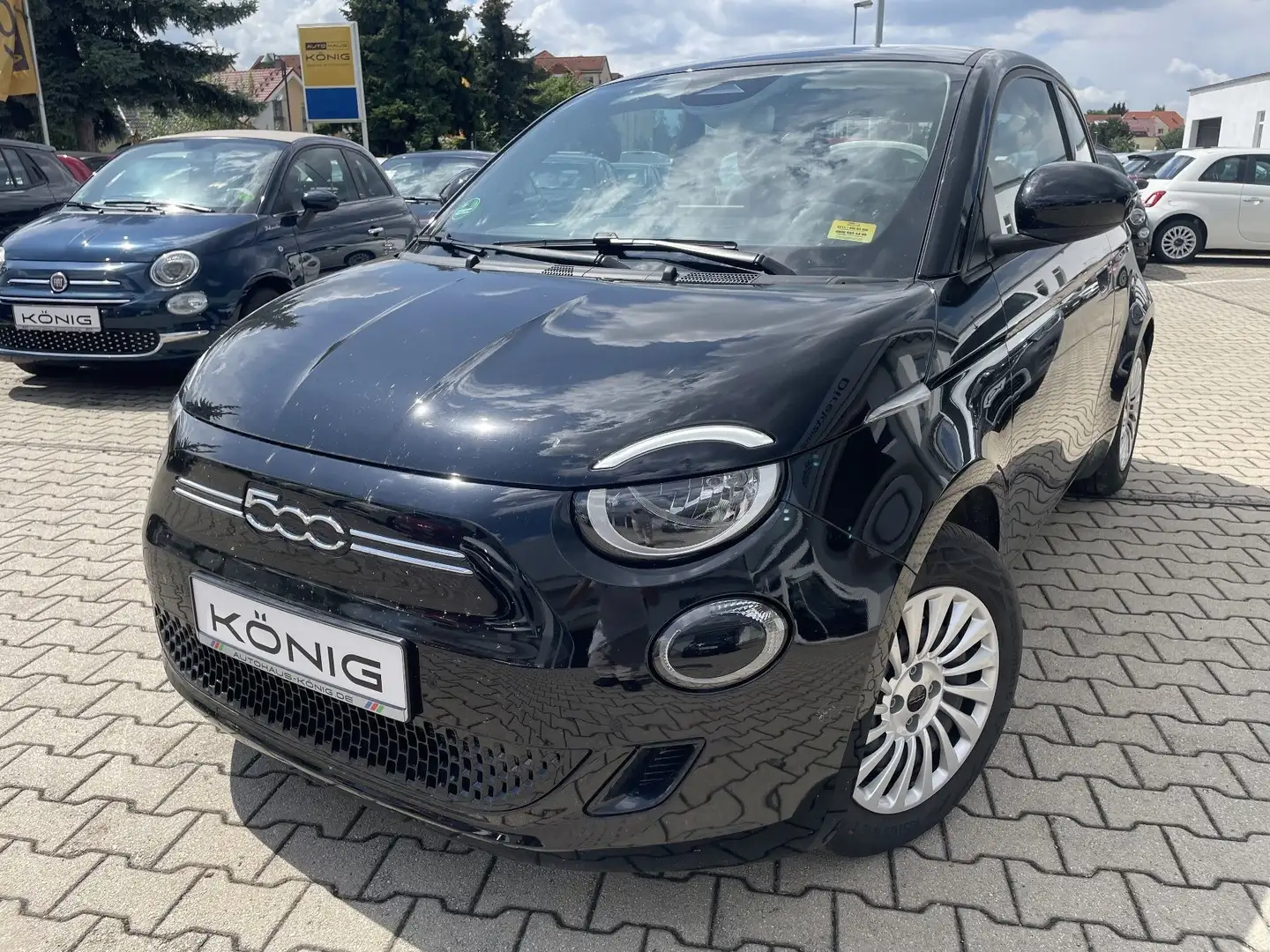 Fiat 500e Neuer 500 320km Reichweite Schwarz - 1