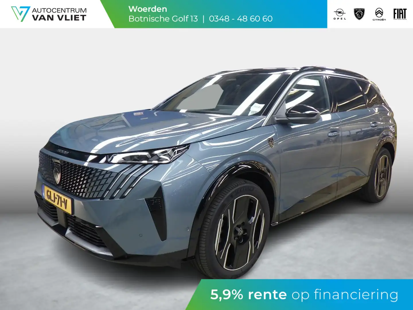 Peugeot 5008 e-5008 GT Avantage 73 kWh Panoramadak | Leder inte Blauw - 1
