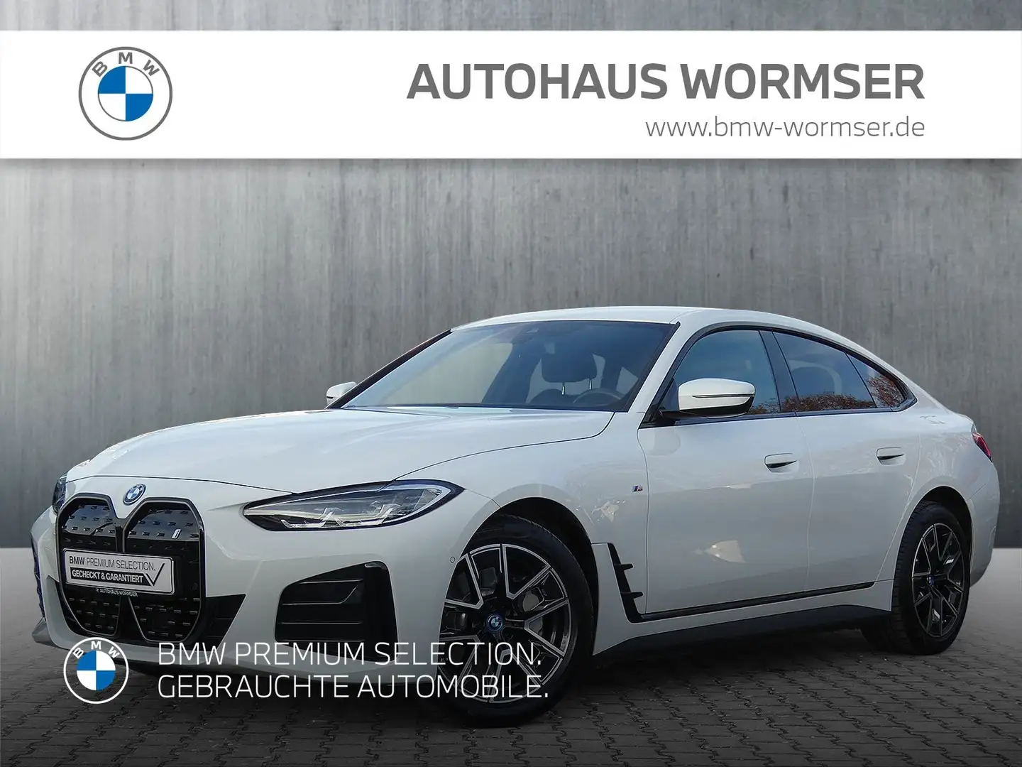 BMW i4 eDrive35 Gran Coupé M Sportpaket HiFi DAB Weiß - 1