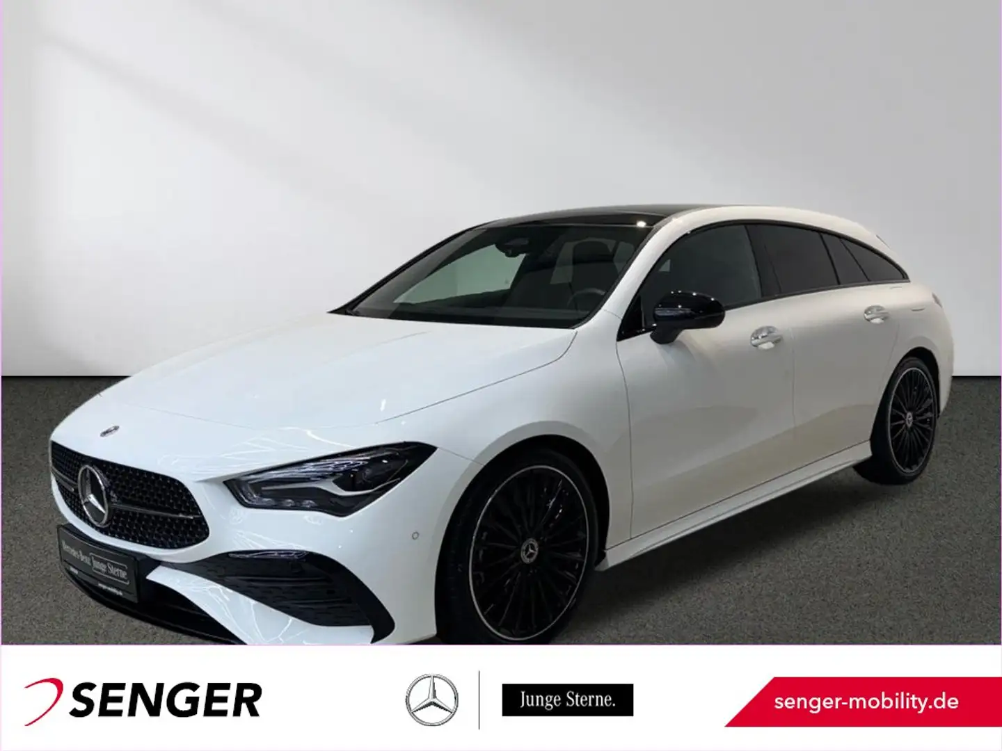 Mercedes-Benz CLA 220 d SB AMG Night Panorama MBUX Kamera AHK Weiß - 1