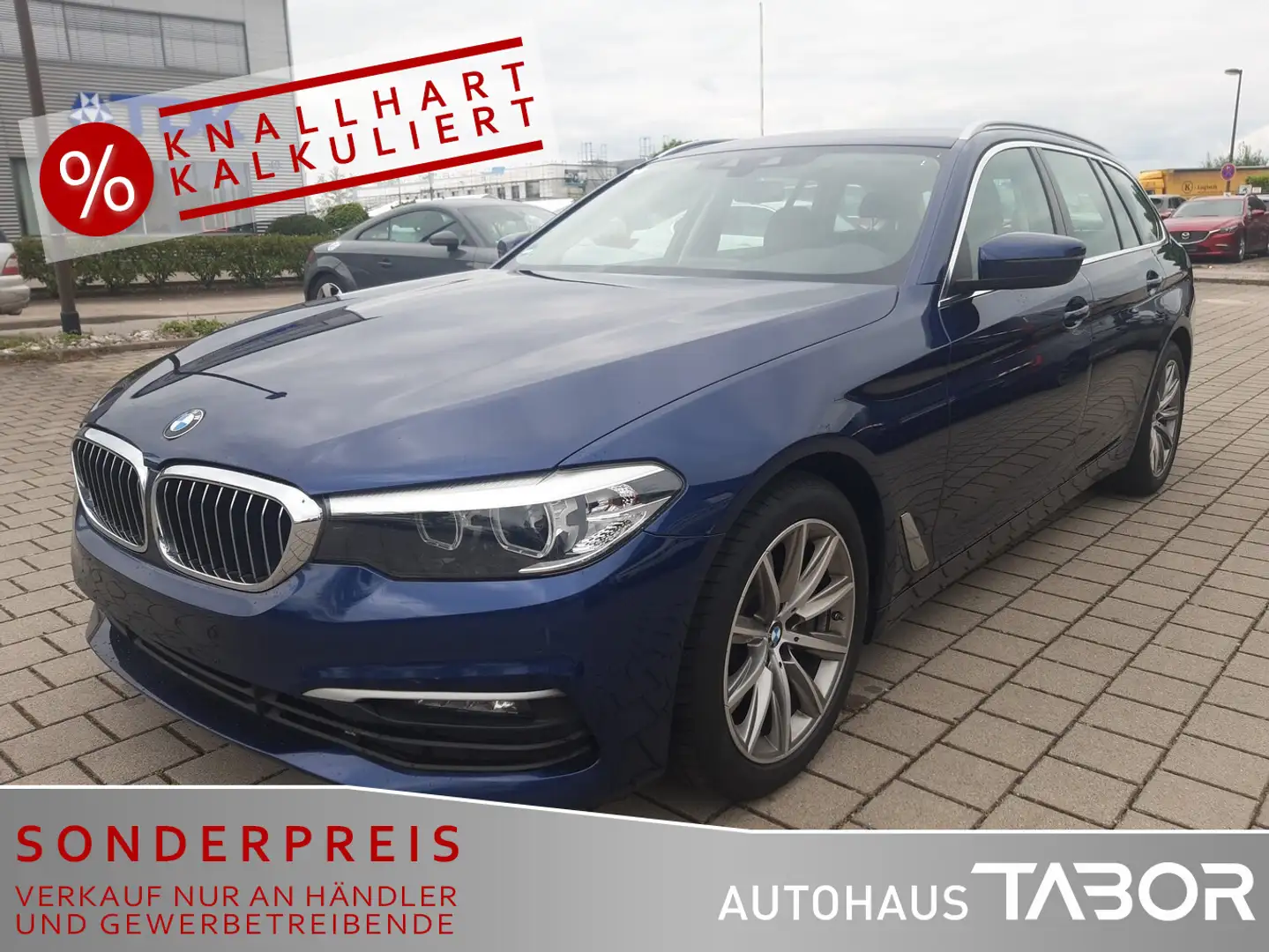 BMW 525 525d Aut. Touring Navi Kamera LED PDC SHZ GRA Blau - 1
