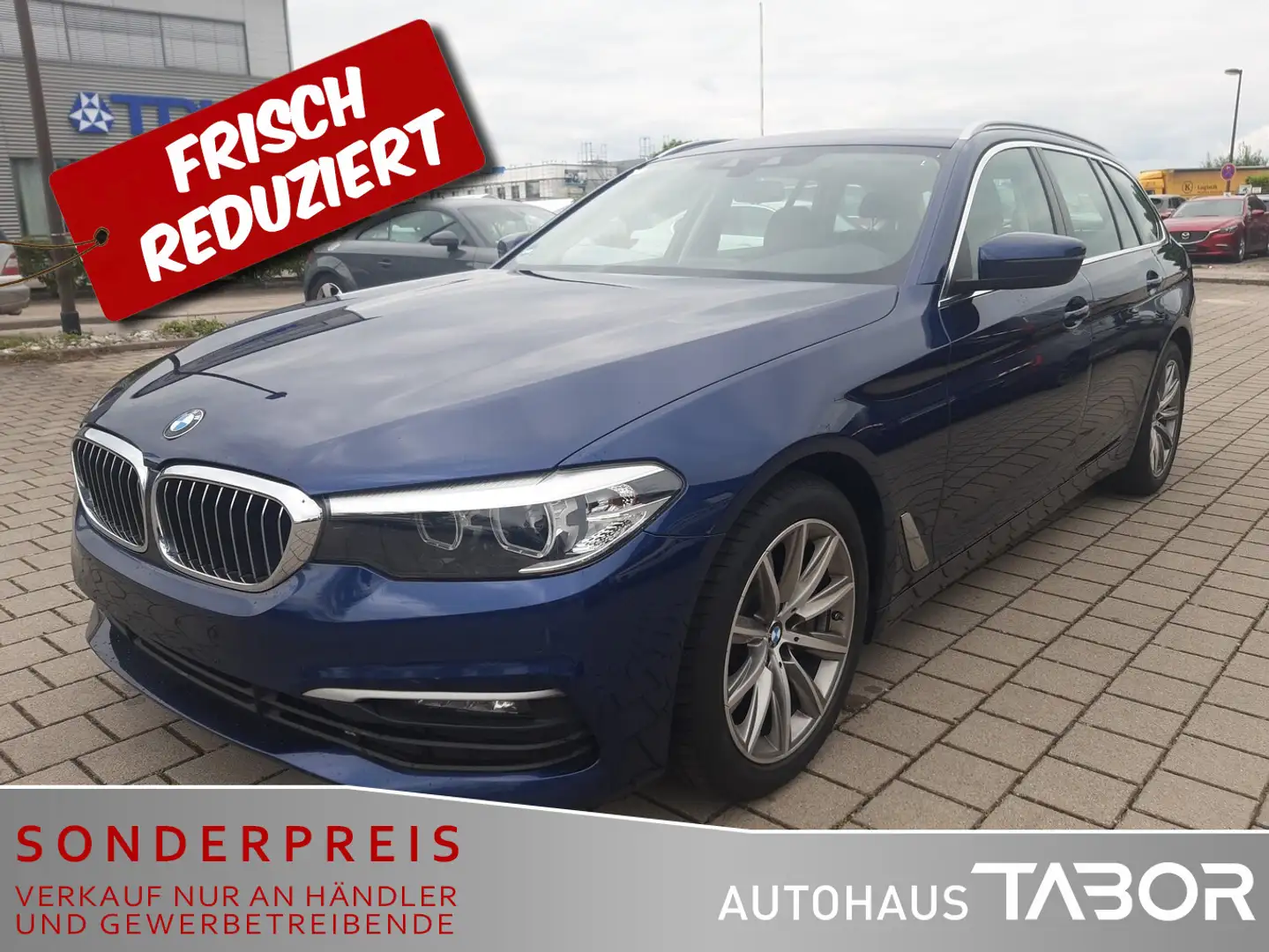 BMW 525 525d Aut. Touring Navi Kamera LED PDC SHZ GRA Blau - 1